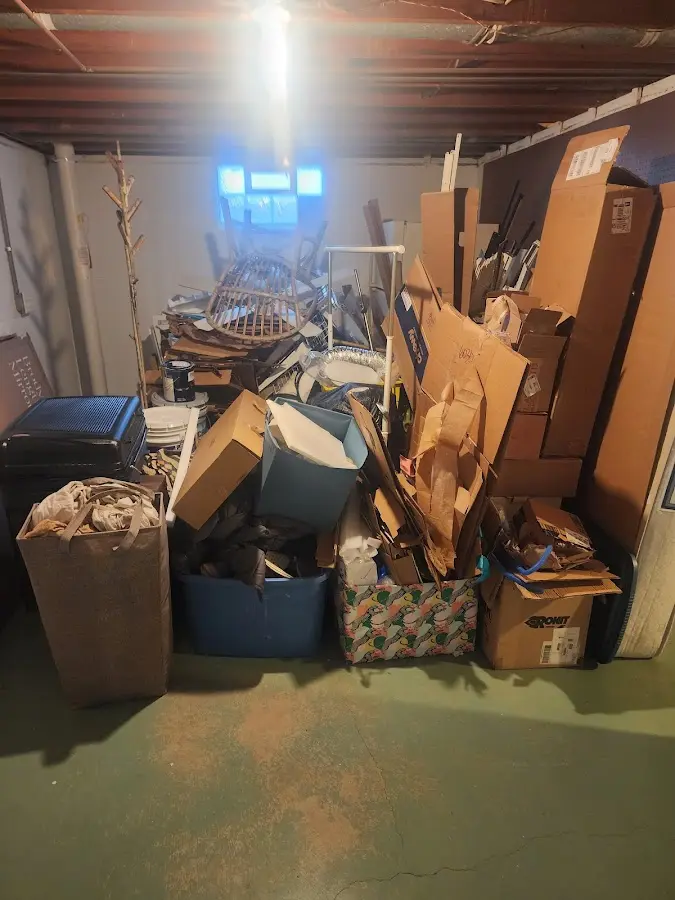 Roll-off dumpster container at job site for Yard Waste Dumpster Rental in Lakeway